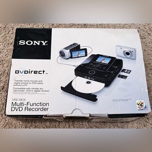 Sony Multi-Function DVD recorder VRD–MC6.  EXC Cond used once!!